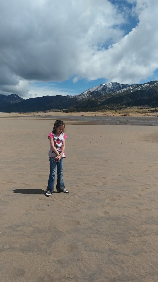 Katie at Great Sand Dunes National Park