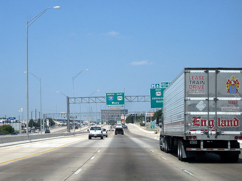 I-35N near exit 230 in Waco, TX