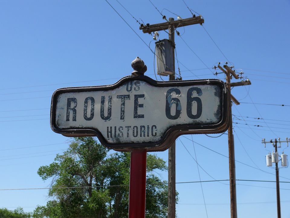 old historic route 66 sign