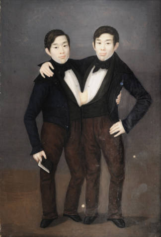 Siamese twins Chang and Eng Bunker