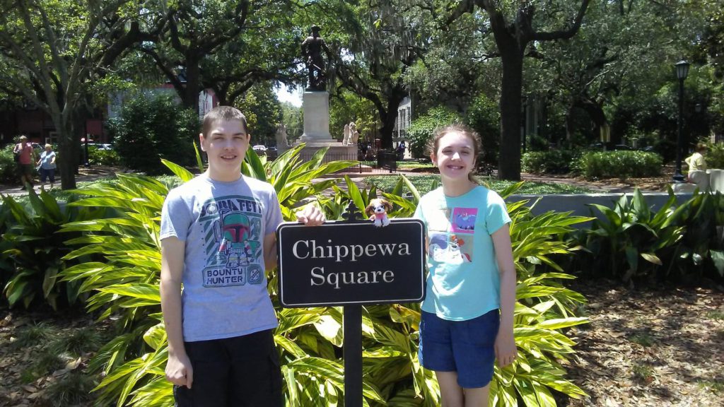 Joshua and Katie in Chippawa Square