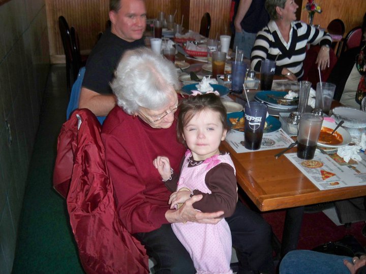 Grandma and Katie 2011