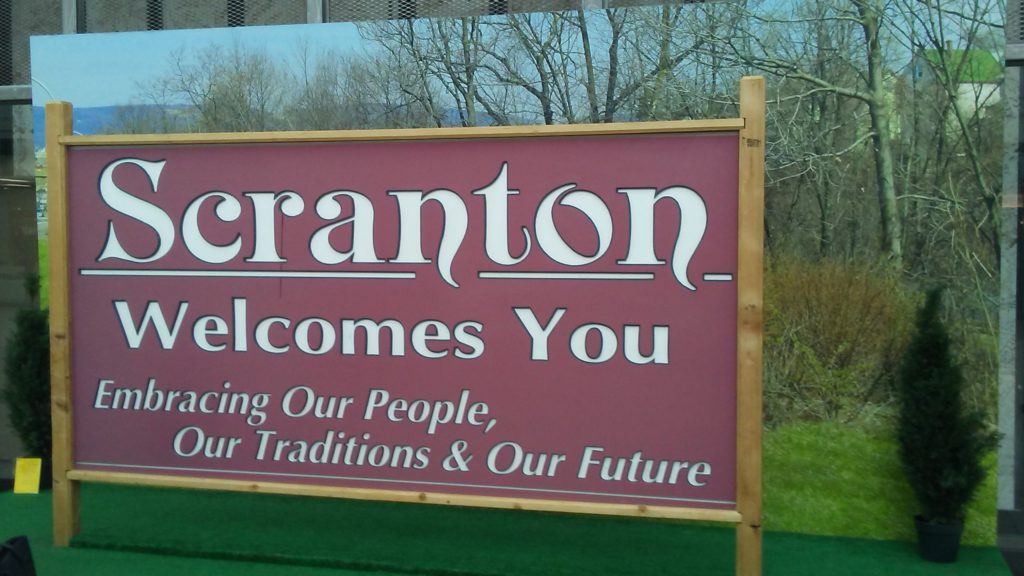 Scranton Welcomes You Sign