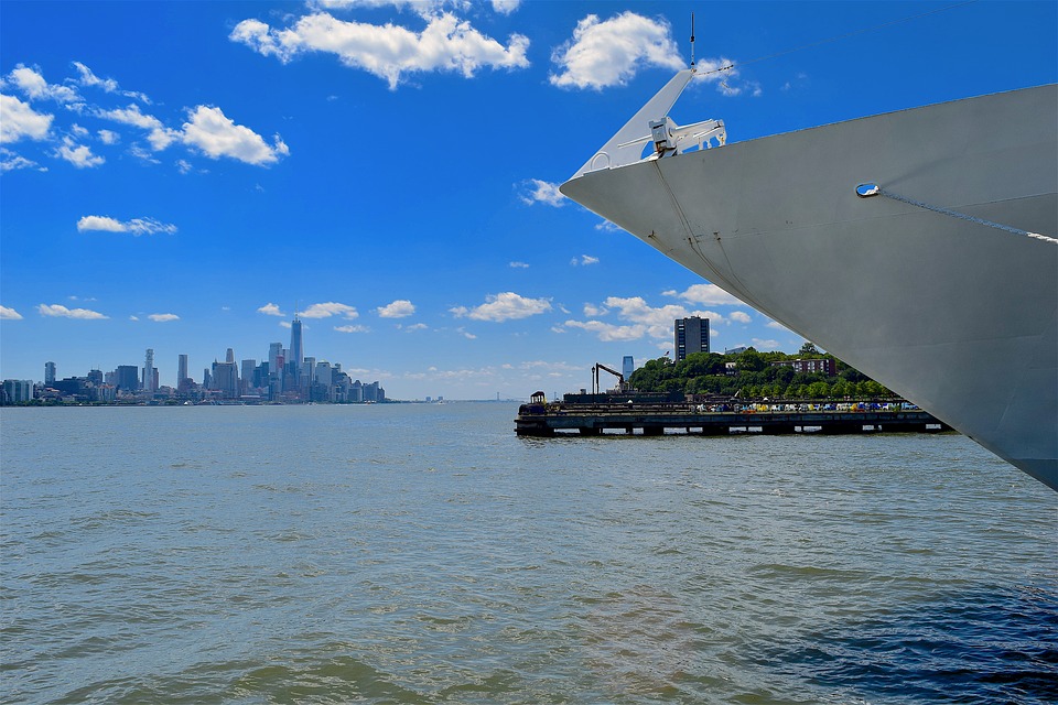 New York harbor cruise ship