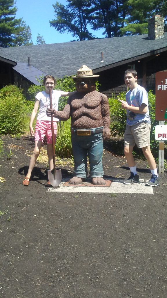 smokey the bear maine welcome center